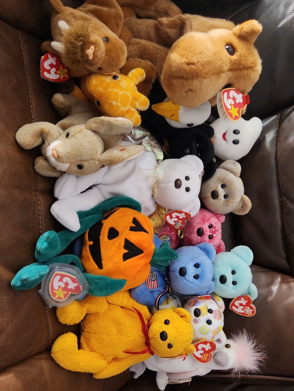 Ty Beanie Baby NWT Lot Of 16 Bears, Beanie Buddies Holiday